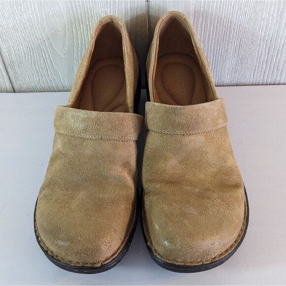 Born Women's Toby Duo Suede Leather Clogs EUC SZ 8M - Picture 4 of 8
